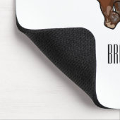 Darstellung des Cartoon von Schweinegrost/Schweine Mousepad (Ecke)