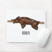 Darstellung des Cartoon von Schweinegrost/Schweine Mousepad (Mit Mouse)