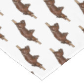 Darstellung des Cartoon von Schweinegrost/Schweine Tischdecke (Schrägansicht)