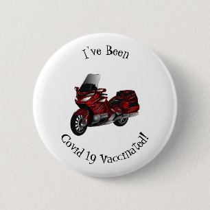 Darstellung des Cartoon von Touren in Motorrädern Button