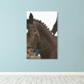 Darstellung des Dressurpferdes Leinwanddruck (Insitu (Holzboden))