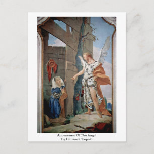 Darstellung des Engels durch Giovanni Tiepolo Postkarte