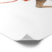 Darstellung des frühen Samurai-Kriegers Poster (Ecke)