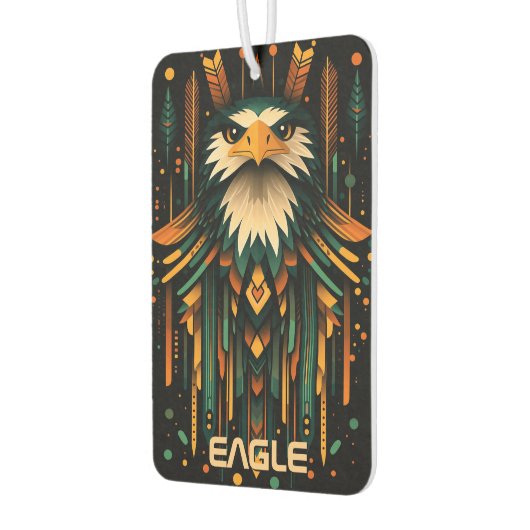 Darstellung des geometrischen Adlers Autolufterfrischer (Links)