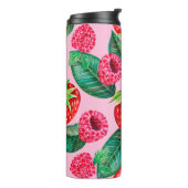 Darstellung des handgezeichneten Wasserfarbenmuste Thermosbecher (Nach links gedreht)