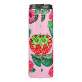 Darstellung des handgezeichneten Wasserfarbenmuste Thermosbecher (Rückseite)