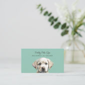 Darstellung des Hundes Visitenkarte (Stehend Vorderseite)