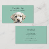 Darstellung des Hundes Visitenkarte (Vorne/Hinten)