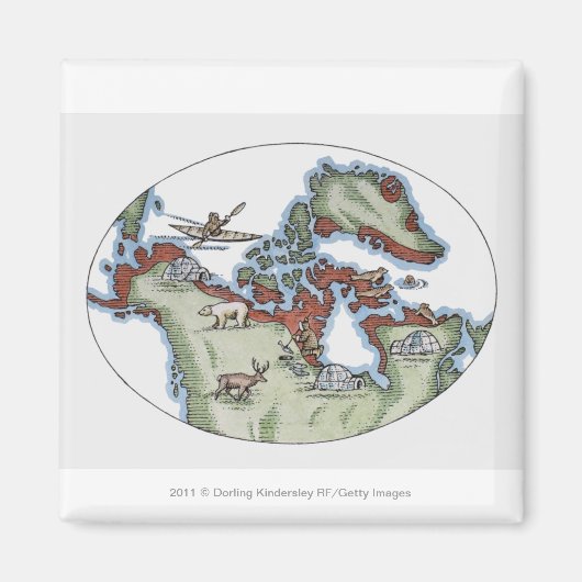 Darstellung des Inuitgebiets Magnet (Vorne)