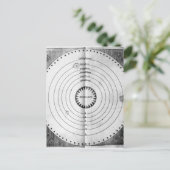 Darstellung des Kosmos Postkarte (Stehend Vorderseite)