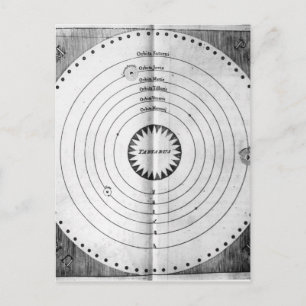 Darstellung des Kosmos Postkarte