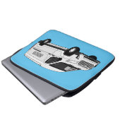 Darstellung des Lieferwagens Cartoon Laptopschutzhülle (Vorne Knopf)