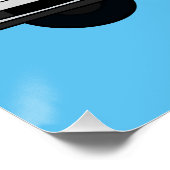 Darstellung des Lieferwagens Cartoon Poster (Ecke)