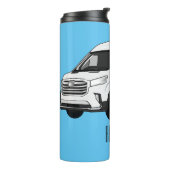 Darstellung des Lieferwagens Cartoon Thermosbecher (Nach links gedreht)