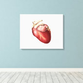 Darstellung des menschlichen Herzens Leinwanddruck (Insitu (Holzboden))