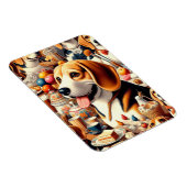 Darstellung des Niedlichen Beagle Magnet (Rechte Seite)