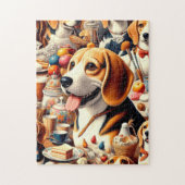 Darstellung des Niedlichen Beagle Puzzle (Vertikal)