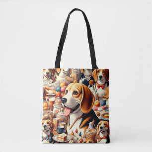 Darstellung des Niedlichen Beagle Tasche