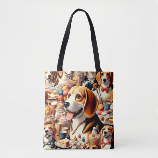Darstellung des Niedlichen Beagle Tasche (Vorderseite)