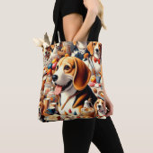 Darstellung des Niedlichen Beagle Tasche (Von Nahem)