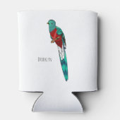 Darstellung des Quetzal-Cartoon Dosenkühler (Rückseite)