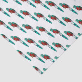 Darstellung des Quetzal-Cartoon Seidenpapier (Ausschnitt)