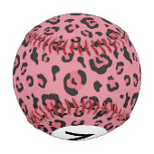 Darstellung des rosa Leopard-Tieres Baseball (Rückseite)
