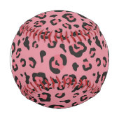 Darstellung des rosa Leopard-Tieres Baseball (Vorderseite)