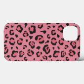 Darstellung des rosa Leopard-Tieres Case-Mate iPhone Hülle (Rückseite (Horizontal))