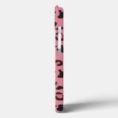 Darstellung des rosa Leopard-Tieres Case-Mate iPhone Hülle (Rückseite / Links)