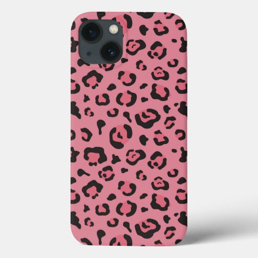 Darstellung des rosa Leopard-Tieres Case-Mate iPhone Hülle (Rückseite)