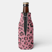 Darstellung des rosa Leopard-Tieres Flaschenkühler (Flasche Rückseite)