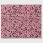 Darstellung des rosa Leopard-Tieres Geschenkpapier (Flach)