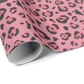 Darstellung des rosa Leopard-Tieres Geschenkpapier (Rolleneckpunkt)