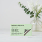 Darstellung des Themas Medizinische Versorgung Visitenkarte (Stehend Vorderseite)