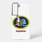 Darstellung des Tierzeichens von Aquarius Samsung Galaxy Hülle (Rückseite)