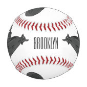 Darstellung des unterseeischen Cartoon Baseball (Vorderseite)