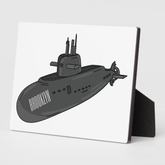 Darstellung des unterseeischen Cartoon Fotoplatte (Seite)