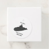 Darstellung des unterseeischen Cartoon Geschenkanhänger (Beispiel)