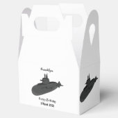 Darstellung des unterseeischen Cartoon Geschenkschachtel (Geöffnet)