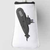 Darstellung des unterseeischen Cartoon Golf Headcover (Rotieren 90)