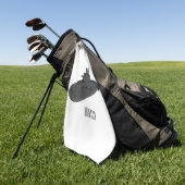 Darstellung des unterseeischen Cartoon Golfhandtuch (Gras)