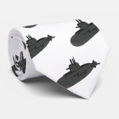 Darstellung des unterseeischen Cartoon Krawatte (Gerollt)