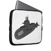 Darstellung des unterseeischen Cartoon Laptopschutzhülle (Vorne Rechts)