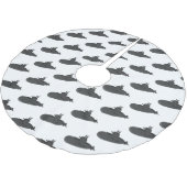 Darstellung des unterseeischen Cartoon Polyester Weihnachtsbaumdecke (Schrägansicht)