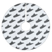 Darstellung des unterseeischen Cartoon Polyester Weihnachtsbaumdecke (Vorderseite)