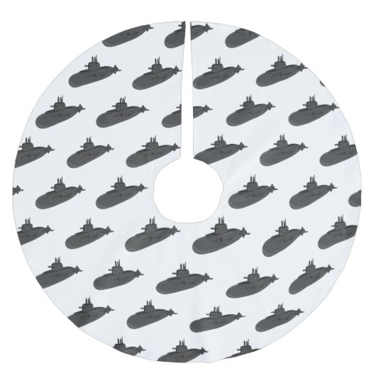 Darstellung des unterseeischen Cartoon Polyester Weihnachtsbaumdecke (Vorderseite)