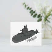 Darstellung des unterseeischen Cartoon Postkarte (Stehend Vorderseite)