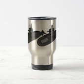 Darstellung des unterseeischen Cartoon Reisebecher (Mittel)