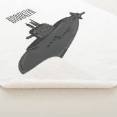 Darstellung des unterseeischen Cartoon Sherpadecke (3/4)